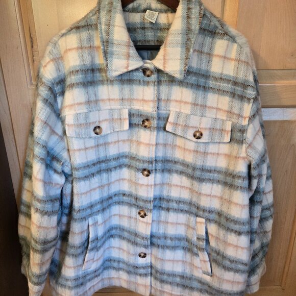 Wonderly Women's Faux Wool Shacket size XL - Picture 1 of 8